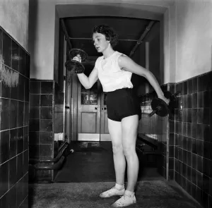 Metal boots to give her more speed. Schoolgirl with metal boots is schoolgirl champion