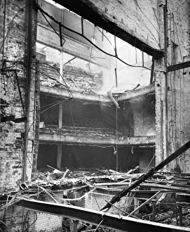 The Metropole Theatre in Bootle, Liverpool. Merseyside. Decimated in The Liverpool