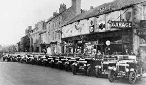 Metropolitian police - OPS on parade in 1919 - a line-up of Crossleys