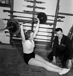 Weightlifting Prints: Miar Syluin Needham - -Rochester way Eltham training for olympic season with weights