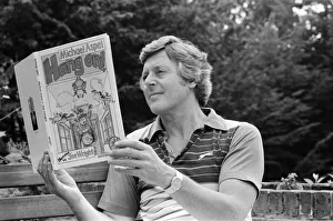 Michael Aspel pictured at home with his family. September 1982