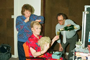 Dressing Room Prints: Michael Aspel surprises Liz Dawn for the TV show This is your Life