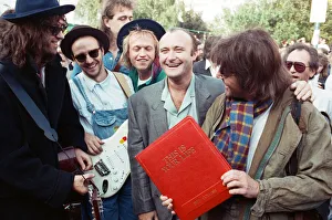 01063 Prints: Michael Aspel surprises Phil Collins for the TV show This is your Life