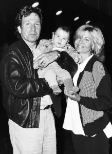 Michael Brandon Actor and Actress Glynis Barber with their son Baby Alexander