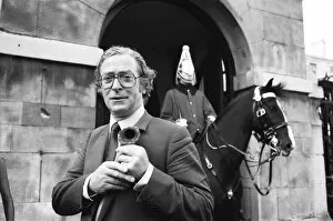 Images Dated 2nd November 1987: Michael Caine launches the 1987 Poppy Appeal. 2nd November 1987