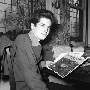 Michael Chaplin son of Charlie Chaplin APRIL 1964 In his home in Hampstead