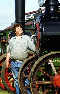 Vintage Prints: Michael Charlton from dudley, with his 1988 Burrell traction engine on 13th September
