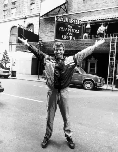 Michael Crawford 2 actor during successful run of Phantom Of The Opera