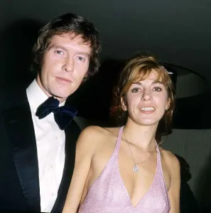 Tuxedo Prints: Michael Crawford Actor - December 1972 With his wife at the Premiere of