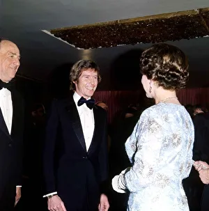 Michael Crawford Actor meets The Queen - December 1972 At the Premiere of