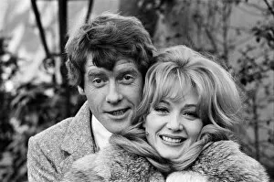 00987 Collection: Michael Crawford and Elaine Taylor, stars of the upcoming film The Games