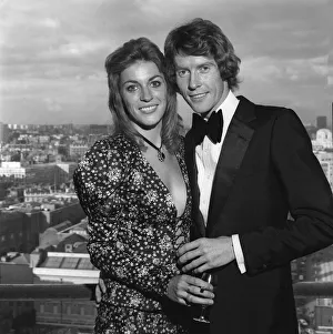Michael Crawford and his wife Gabrielle July 1970 at the film premiere of