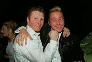 Michael Flatley Dancer March 98 With former super middleweight champion of