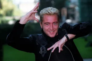 00486 Prints: Michael Flatley Irish Dancer October 97 Outside the Hyde Park Hotel in london to