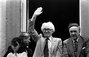 Images Dated 1st January 1982: MICHAEL FOOT AT THE DURHAM MINERS GALA IN 1982