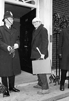 Michael Foot seen here arriving at 10 Downing Street March 1974 following the Labour