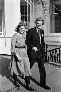 Tories Prints: Michael Heseltine arriving at the Tory Party Conference in Brighton. 11th October 1978