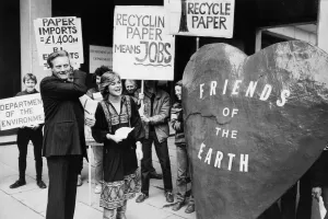 Protest Prints: Michael Heseltine confronts Friends of the Earth protestors at Department of Environment