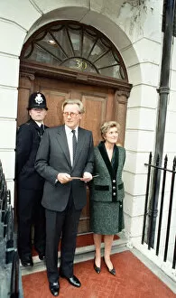 01303 Collection: Michael Heseltine launches his Conservative party leadership challenge alongside his wife