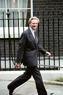 Michael Heseltine pictured outside Number 10 Downing Street