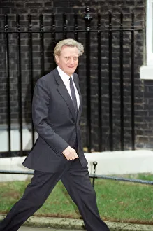 Michael Heseltine pictured outside Number 10 Downing Street