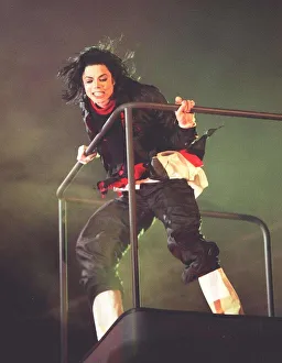 Michael Jackson at the Brit Awards 1996 where he won a special award for Artist of a