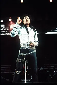 Millennium Stadium Prints: Michael Jackson - In concert at Cardiff Arms Park - 26th July 1988