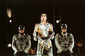 00106 Prints: Michael Jackson seen here on stage at Sheffield 10th July 1997