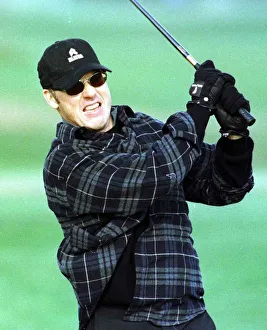 Baseball Caps Prints: Michael Keating on the Old Course at St Andrews October 1998