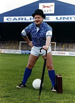 Briefcase Prints: Michael Knighton, businessman & chairman of Carlisle United Football Club April 1993