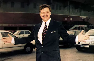 Michael Knighton businessman & director of Manchester United Football Club at Old
