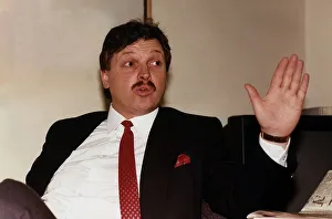 Michael Knighton, director of Manchester United Football Club. Circa 1989
