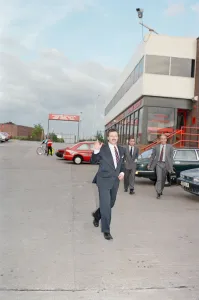 Michael Knighton first came to the attention of the public in August 1989