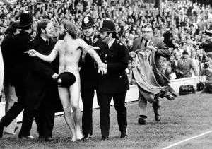 Michael O Brien the man who ran across the pitch naked during a rugby match