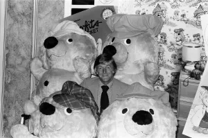Character Prints: Michael Parkinson has contracted to write four childrens books based on the Woofits