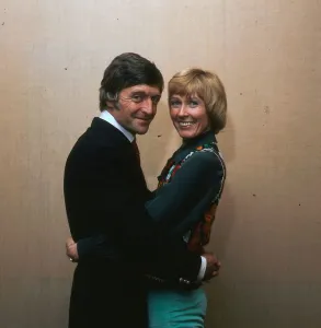 Interviewer Prints: Michael Parkinson TV chat show presenter March 1986 with wife Mary Parkinson