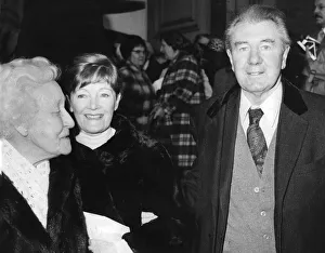 Michael Redgrave and wife Rachel Kempson at memorial service - March 1985 - 22 / 03 / 1985