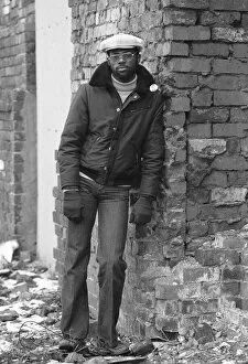 00104 Collection: Michael Reilly of Reggae group Steel Pulse, pictured in Handsworth, Birmingham