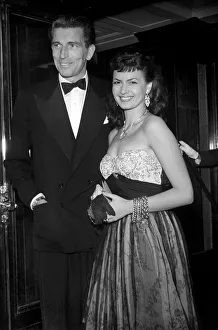 Michael Rennie and Eva Bartok at Premiere of the Film Sudden Fear