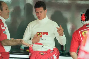 Michael Schumacher of Ferrari, 1998 British Grand Prix, held at the Silverstone Circuit