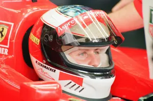 Michael Schumacher of Ferrari, 1998 British Grand Prix, held at the Silverstone Circuit