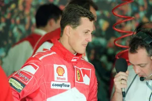 Michael Schumacher of Ferrari, 1998 British Grand Prix, held at the Silverstone Circuit
