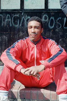 01161 Prints: Michael Watson, MBE is a British former professional boxer who competed from 1984 to 1991