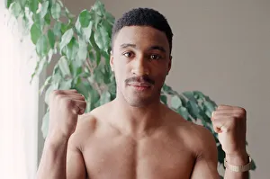 01161 Prints: Michael Watson, MBE is a British former professional boxer who competed from 1984 to 1991
