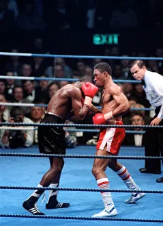 00199 Prints: Michael Watson v Mike McCullam April 1990 Super middle-weight
