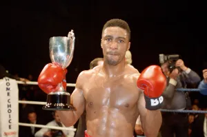 01162 Prints: Michael Watson vs Craig Trotter for the Commonwealth middleweight title