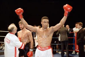 01162 Prints: Michael Watson vs Craig Trotter for the Commonwealth middleweight title