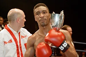 01162 Prints: Michael Watson vs Craig Trotter for the Commonwealth middleweight title