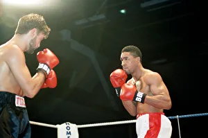 01162 Prints: Michael Watson vs Craig Trotter for the Commonwealth middleweight title