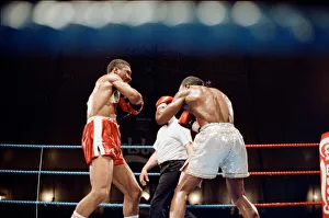 01161 Prints: Michael Watson vs Nigel Benn for the British Commonwealth middleweight title